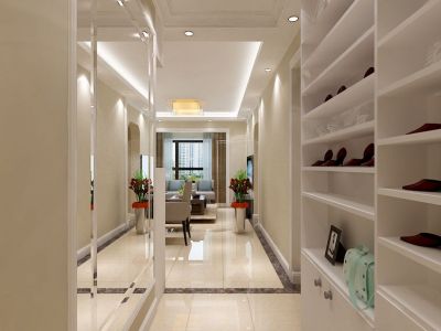 中铁西城-102㎡-现代风效果图