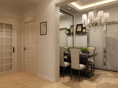 保利溪湖林语-95㎡-欧式风效果图