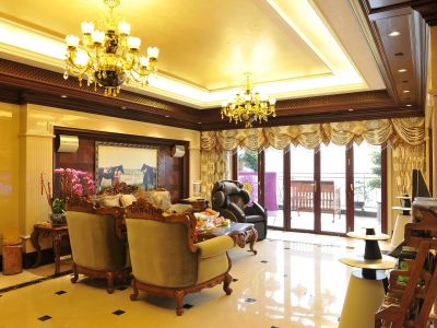 麓山国际半月湾-215㎡-美式风效果图