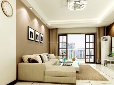 吉安县智慧城小区-136㎡-现代风效果图