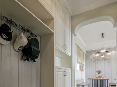 100平米北欧素色两居，色调清冷宁静