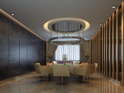 巴中江南尚城-110㎡-中式风效果图