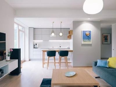 怡水花园-130㎡-现代风效果图