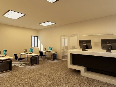 　虹桥南丰城-134㎡-现代风效果图