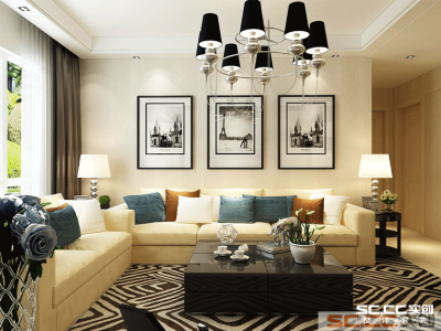 融创王府壹号-89㎡-现代风效果图