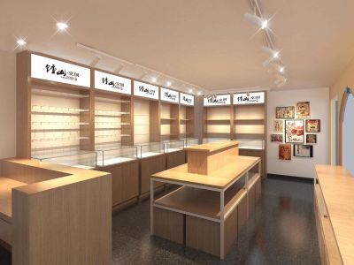 中山陵中山文创天下为公店-35㎡-现代风效果图