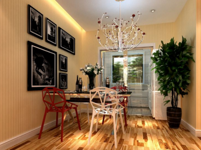 钻石湾-120㎡-现代风效果图