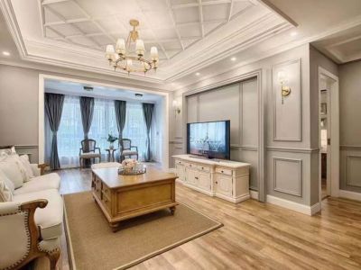 中天锦庭-200㎡-美式风效果图