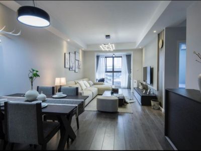 宫园美岸-135㎡-现代风效果图