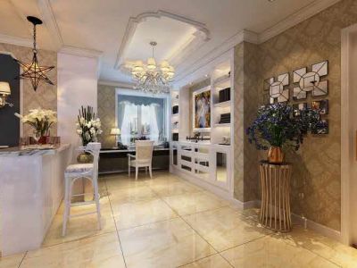 宫园壹号-150㎡-混搭风效果图