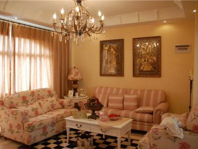 德馨珑湖-103㎡-田园风效果图