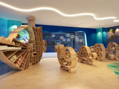 生态水族体验馆-800㎡-绚丽风效果图