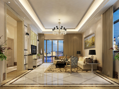 南面别墅-620㎡-欧式风效果图