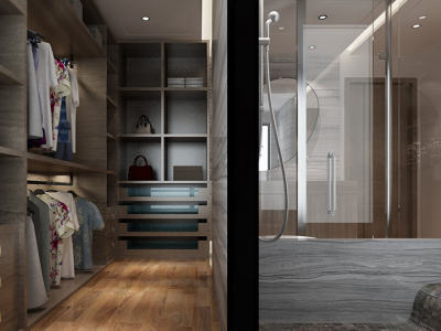 锦绣半山-135㎡-现代风效果图