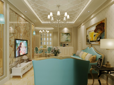 锦绣半山-400㎡-欧式风效果图