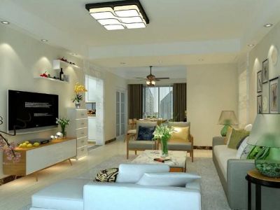 丽雅嘉园-120㎡-现代风效果图