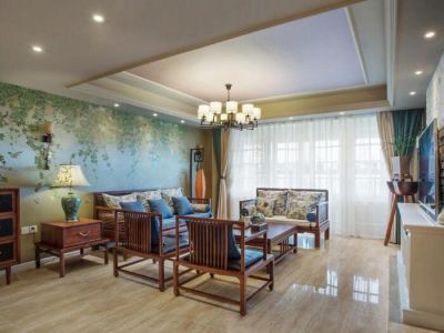 桂丹颐景园-240㎡-中式风效果图