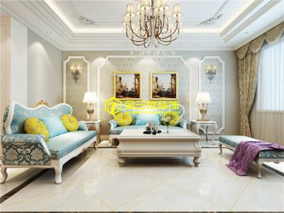 松都御府-155㎡-欧式风效果图