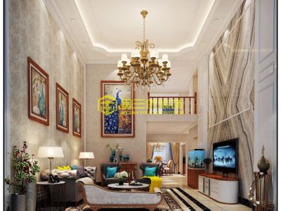 恒盛馨苑-193㎡-欧式风效果图