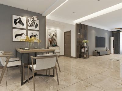 玉墅湾-147㎡-现代风效果图