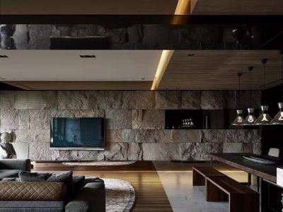 九龙仓时代上城-180㎡-现代风效果图