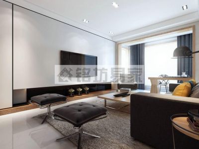 阳光100-300㎡-现代风效果图