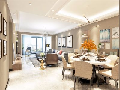 水晶国际103平方米现代风格