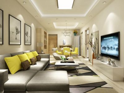 水晶国际_88平方_现代风格