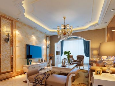 纳福春天_130平方米_简欧风格