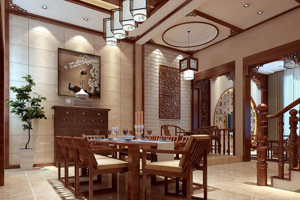 中式餐厅设计图片