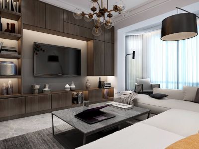 鉴赏欧州-115㎡-现代风效果图