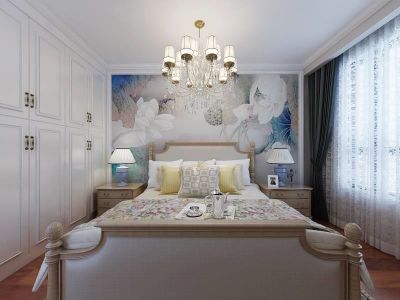 华翔城-89㎡-现代风效果图