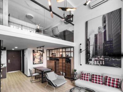 克拉中心-62㎡-现代风效果图