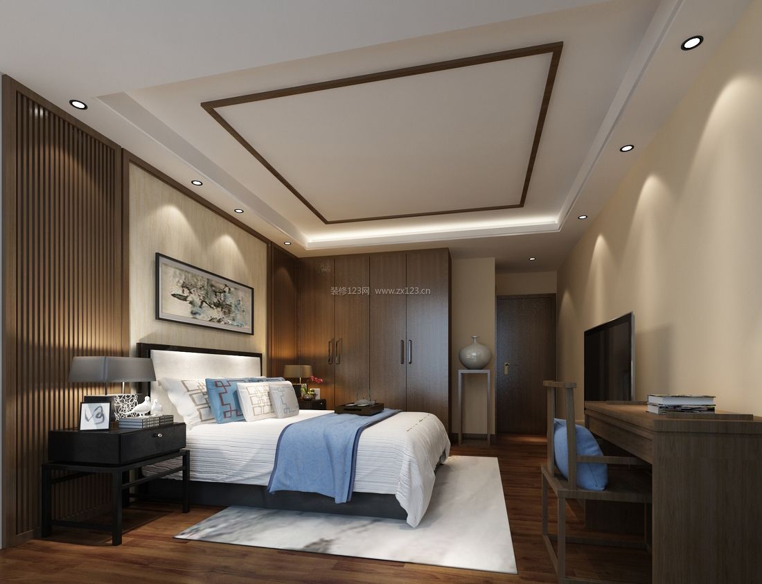 中式卧室设计图片
