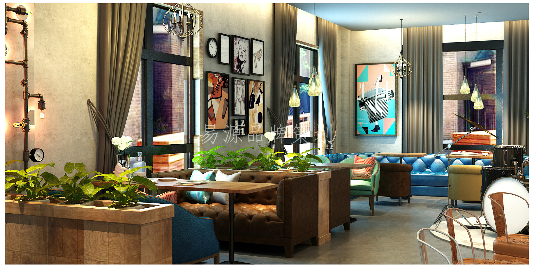 茶饮店设计图片