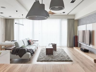 紫金港-105㎡-现代风效果图