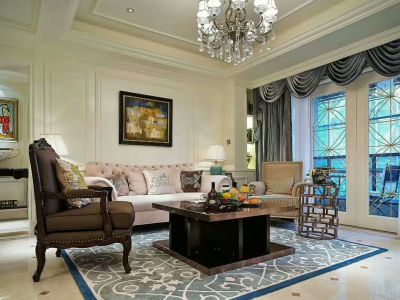 中南军山半岛-180㎡-欧式风效果图