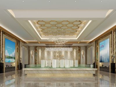 北宸天骄-95㎡-现代风效果图