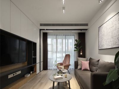 新港花苑-100㎡-现代风效果图