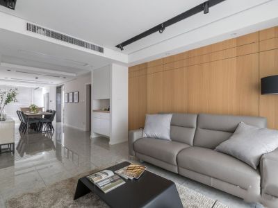 凤凰莱茵苑-120㎡-现代风效果图