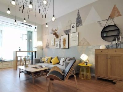 星景花园-115㎡-现代风效果图