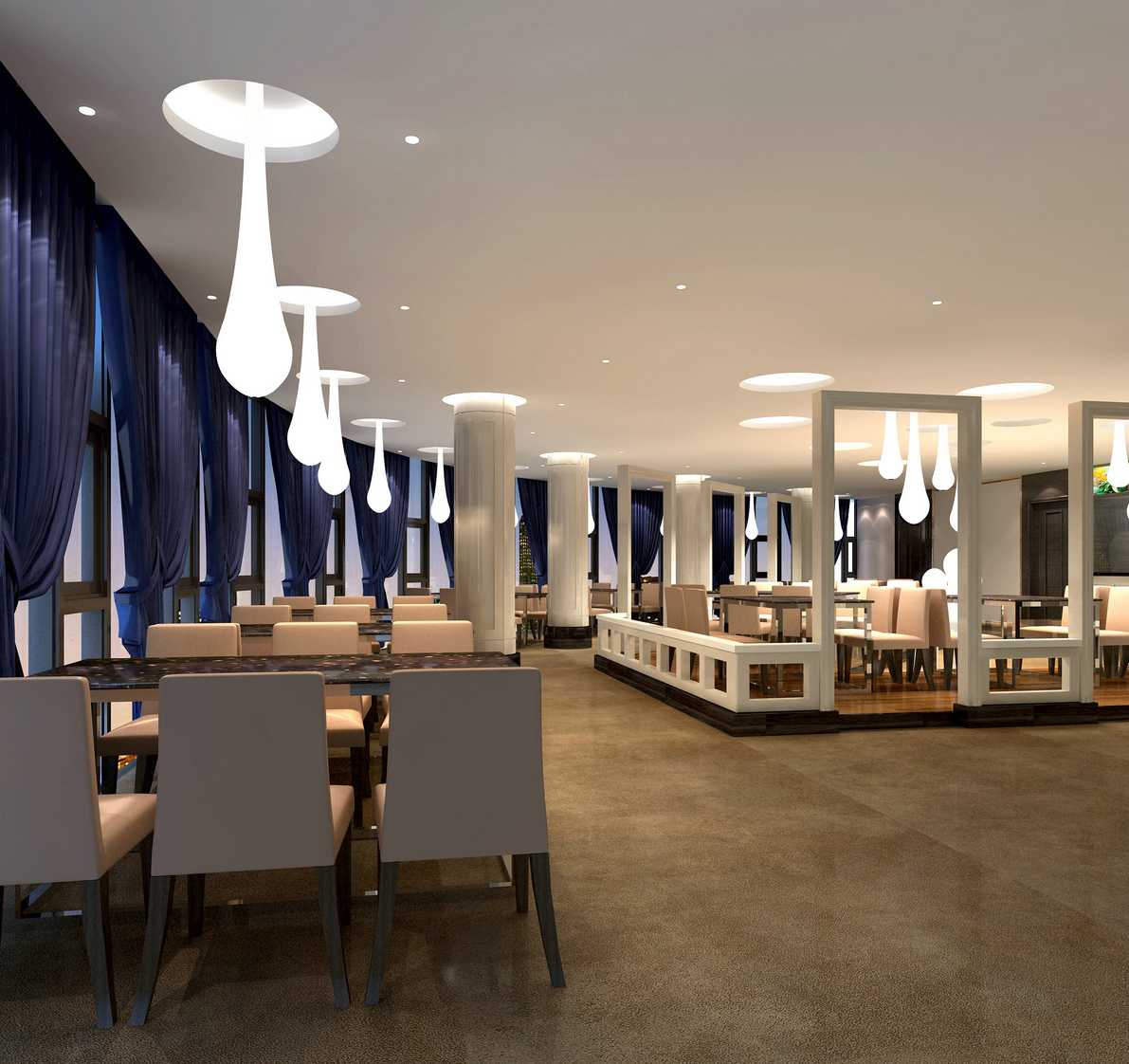 餐饮空间装修设计效果图