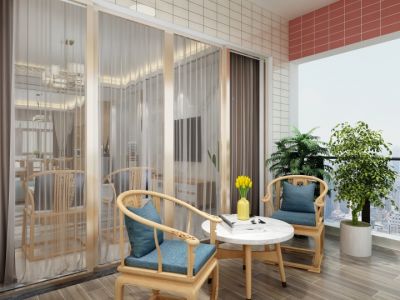 光明幸福小镇-164㎡-中式风效果图