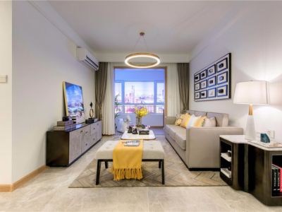 安联水晶房-90㎡-现代风效果图