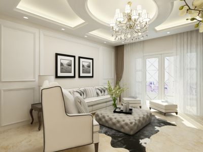 锦绣江南-95㎡-现代风效果图