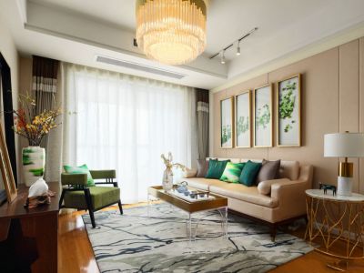 九州新世界-100㎡-中式风效果图