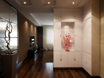 五山家园120平米三居室现代简约风格装修效果图