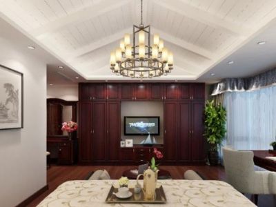 碧桂园-110㎡-现代风效果图