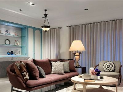 海天名城-混搭风格-102平方米