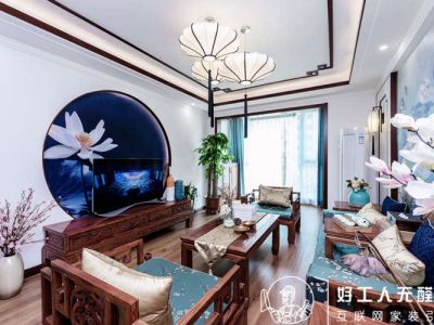 上书房-118㎡-中式风效果图